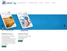 Tablet Screenshot of liberali.com.br
